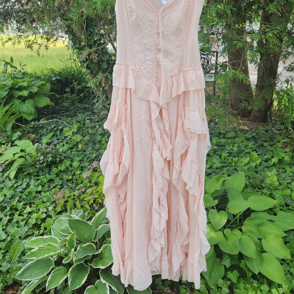 VENUS Blush Pink Maxi Dress - Picture 6 of 7